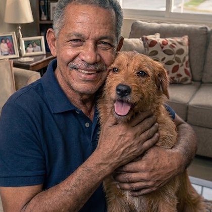 Enmanuel con su familia